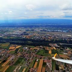 Flugwegposition um 11:11:57: Aufgenommen in der Nähe von Gemeinde Grambach, Grambach, Österreich in 1252 Meter